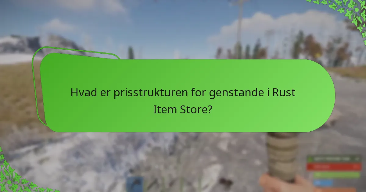 Hvilket promoverende indhold er tilgængeligt i Rust Item Store?