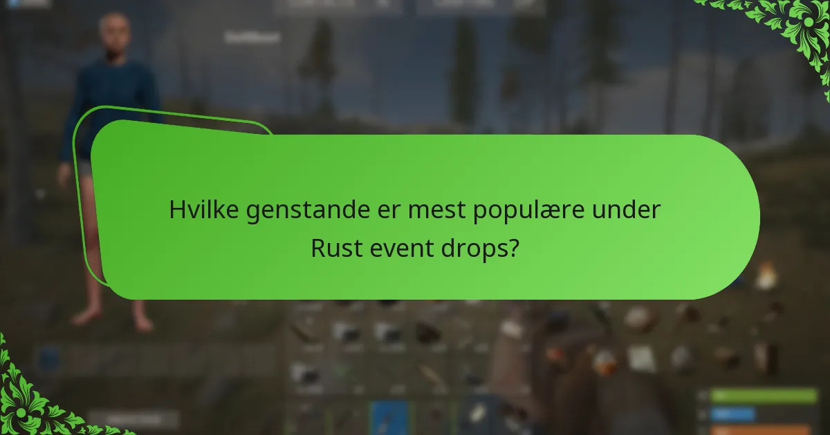 Hvilke velgørenhedskampagner er forbundet med Rust event drops?