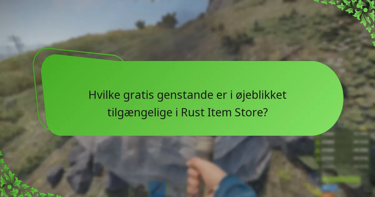 Hvilke genstande har begrænset tilgængelighed i Rust Item Store?