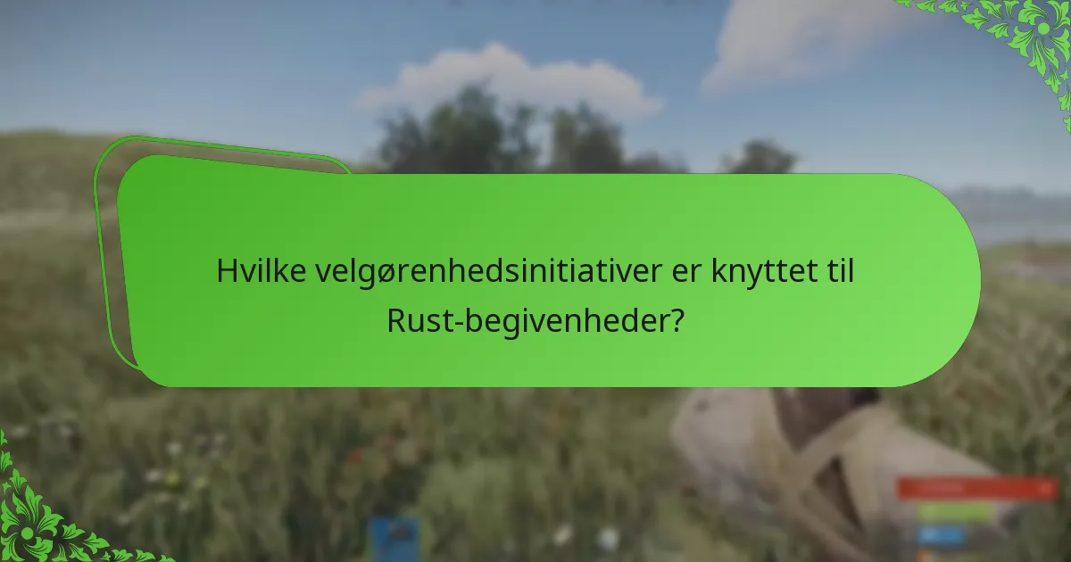 Hvad er højdepunkterne fra tidligere Rust-begivenheder?